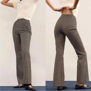 Sanctuary Houndstooth Bootcut Trouser Pants